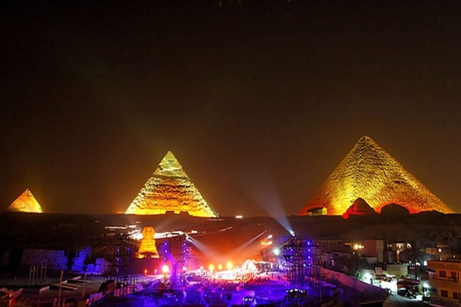 Sound & Light Show at Giza
