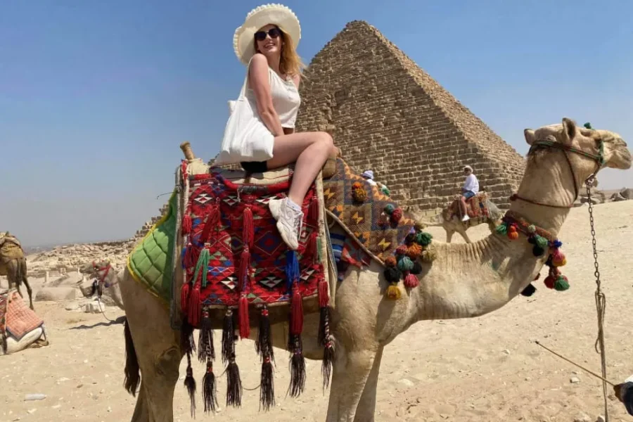 Camel Ride in Giza Pyramids